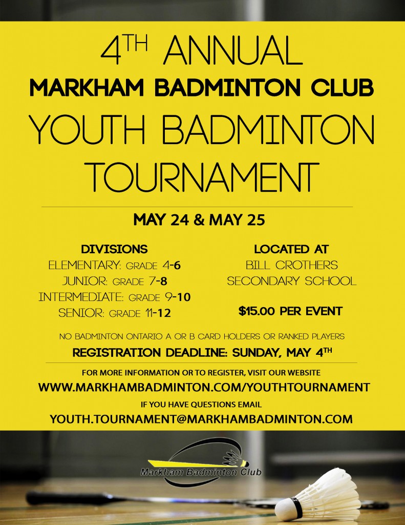 Youth Tournament Poster 2014